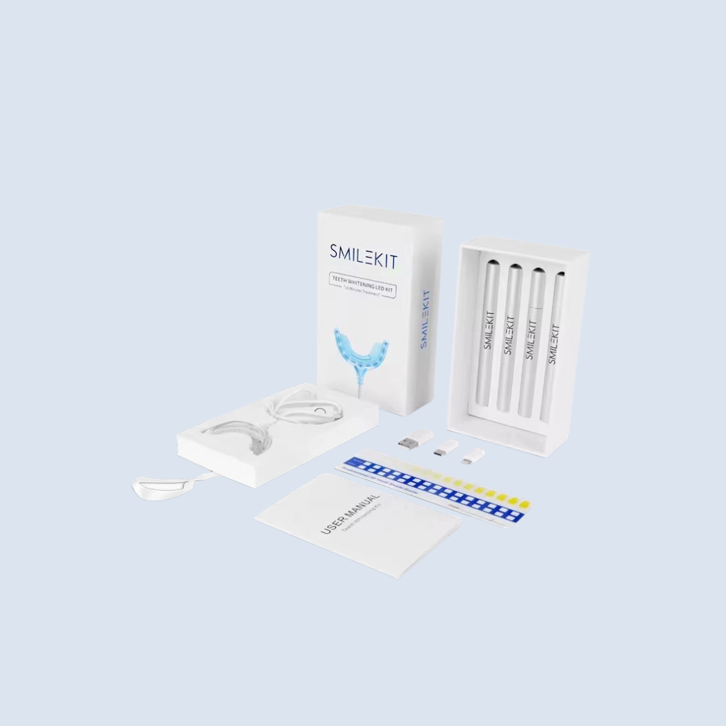 Kit de Blanchiment Dentaire LED à Domicile Connecté