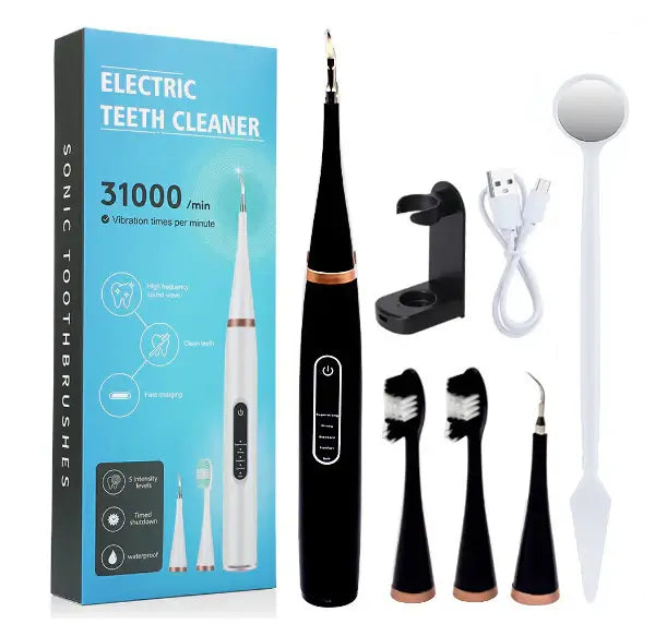 Détartreur de dents électrique à ultrasons six-en-un domestique